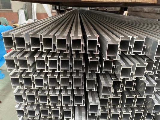Anodized Sliver Surface Aluminum Profile for Industrial Profile High Quality