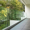 anodized u channel aluminium profile glass railings for architectural