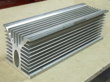 6061 Alloy CNC Milling Large Aluminium Extruded Heat Sink 300MM Width
