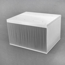 Double Base Stacked Fin Aluminium Extrusion Profiles Igbt Led Heatsink