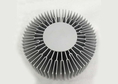 OEM Sunflower 6063 Aluminium Heat Sink Profiles , Round Heat Sink Extrusion