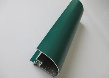 Green Powder Coating Aluminium Extrusion Profiles , Aluminum Alloy Extrusion