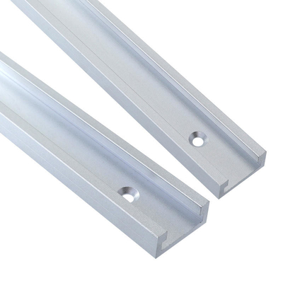 High Stability Aluminum Alloy Cut Profile T - Track Pre - Drilled 1220mm