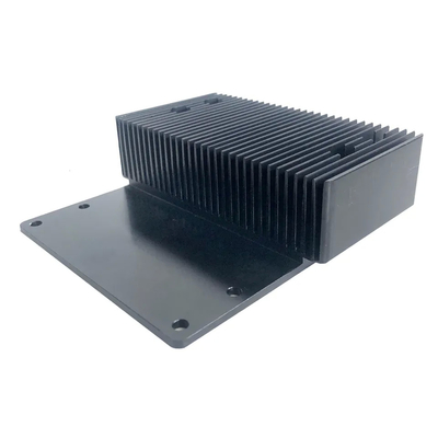 Custom CNC milled aluminum heat sink profile