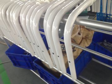 Aksu Powder Coating CNC Bending Tubes with Holes for Aluminum Alloy Stair Chair