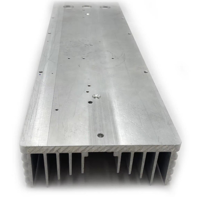 Custom Aluminum Heatsink Profile High Density Fin Extruded Heat Sink Profile With Anodized