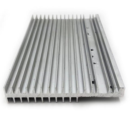 Custom Aluminum Heatsink Profile High Density Fin Extruded Heat Sink Profile With Anodized