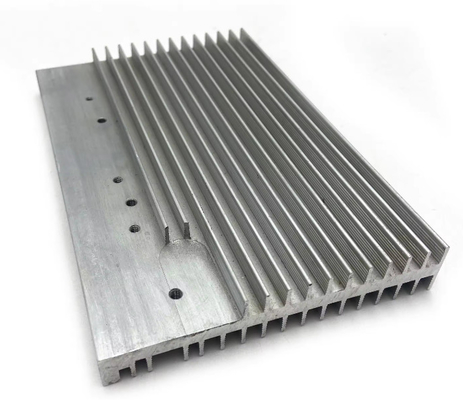Custom Aluminum Heatsink Profile High Density Fin Extruded Heat Sink Profile With Anodized