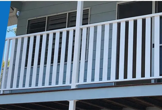 Home Decorative Balcony Stainless Steel Railing Wrought Aluminum Iron Balcony Railings