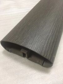 High Weatherability PVDF Powder Coating Aluminum Handle Profile with Aluminum Welding for Balcony
